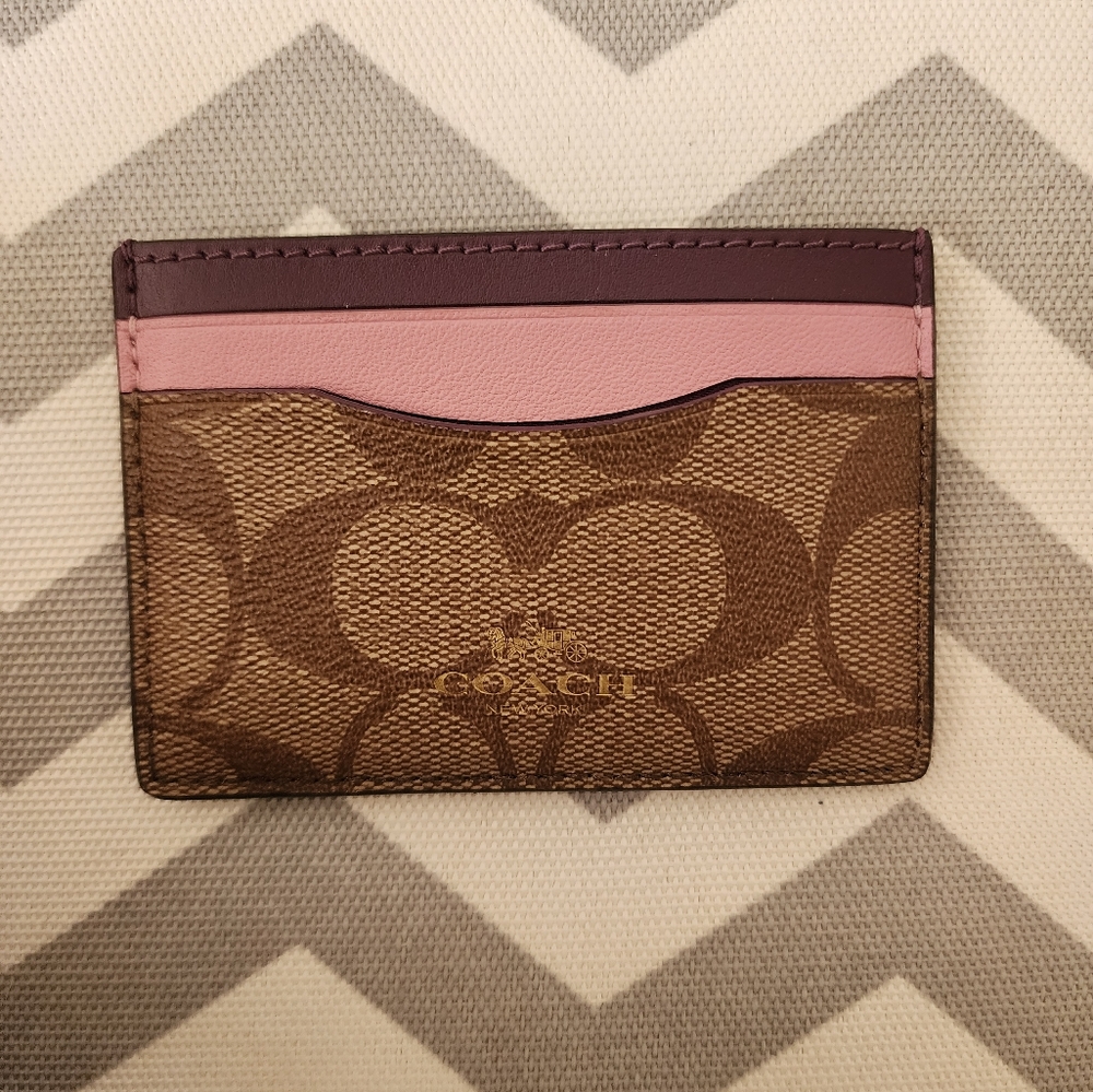 Coach card holder